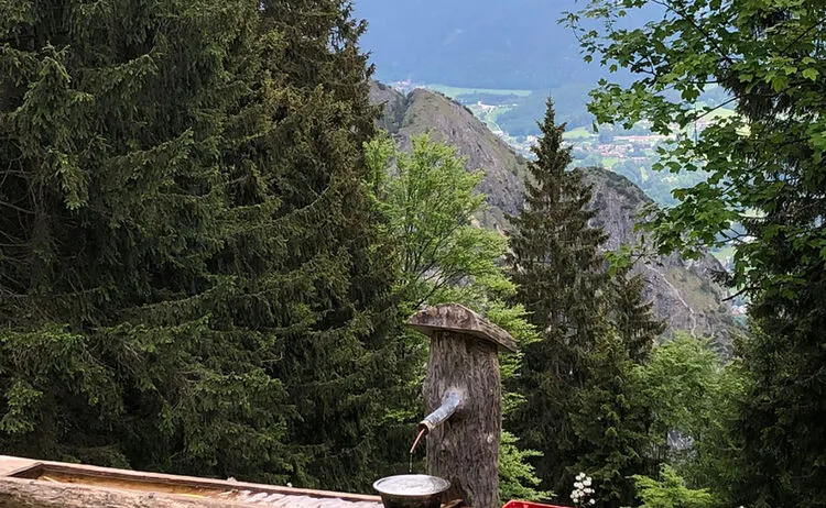 Blick von der Hütte