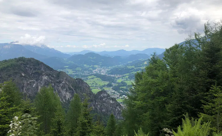 Ausblick über Berchtesgaden