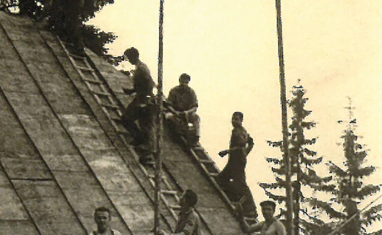Blechdach Südseite