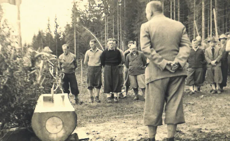 Einweihung der Wasserleitung 1935